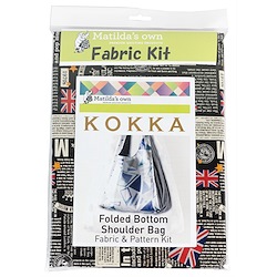 KOKKA Folded Bottom Shoulder Bag Pattern & Fabric Kit